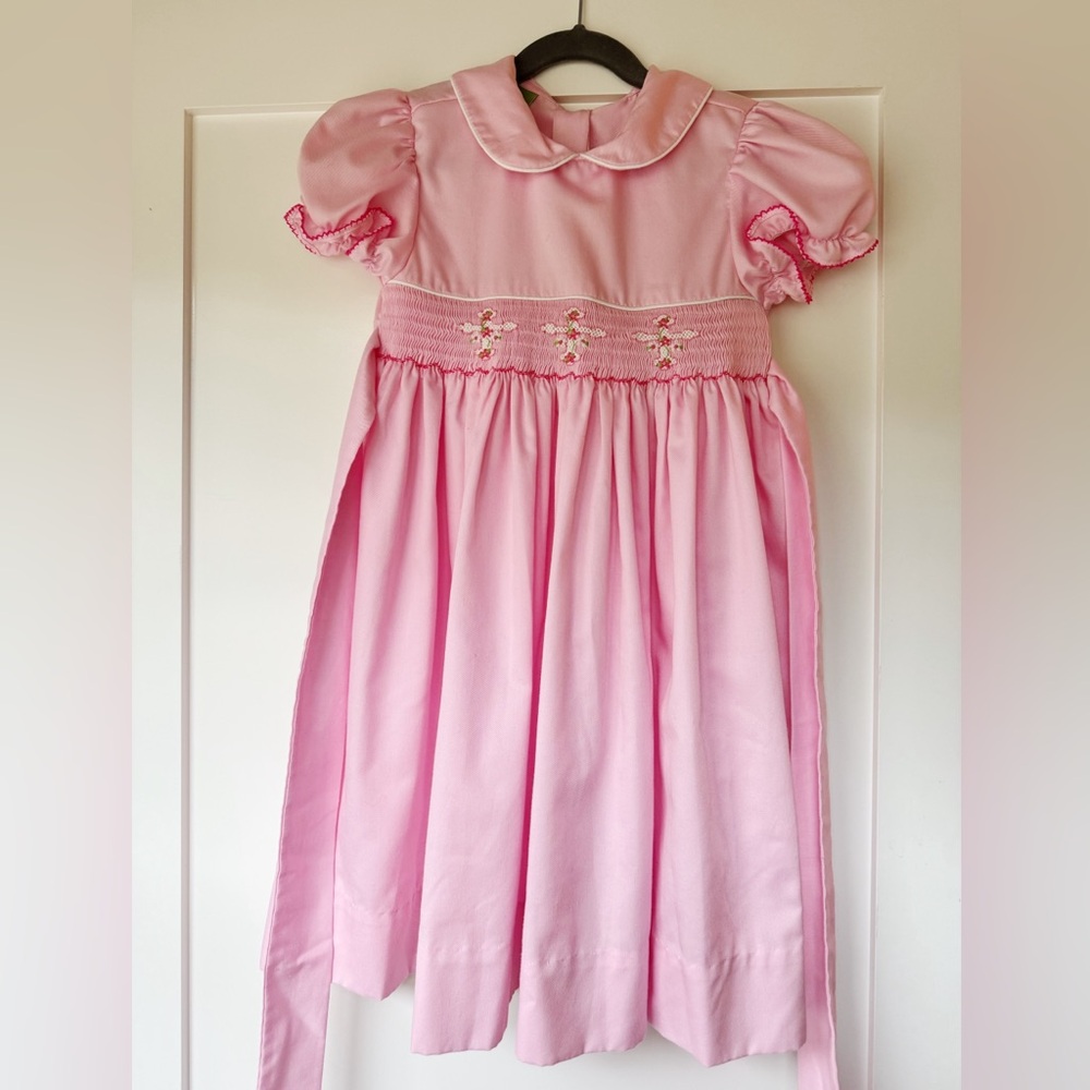 Whimsy Smocked Cross Dress